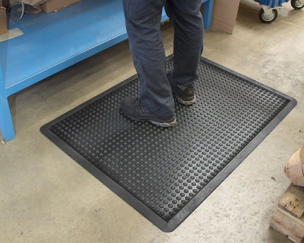 Mata antyzmęczeniowa z guzami - przykładowe użycie