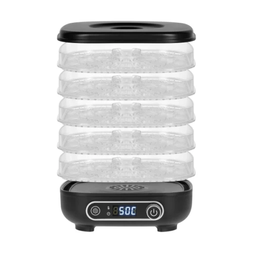 Suszarka do grzybów, owoców, warzyw i ziół 300 W z 5 sitami i termoobiegiem Teesa TSA3033 - pięć poziomów na żywność