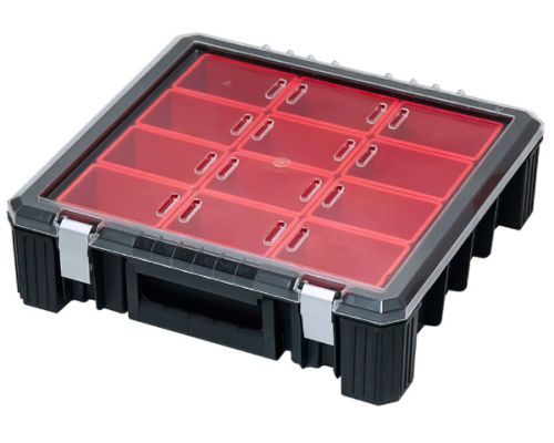 Organizer z przezroczystą pokrywą