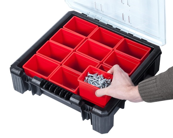 Wyjmowane kubełki w organizerze Hd 400