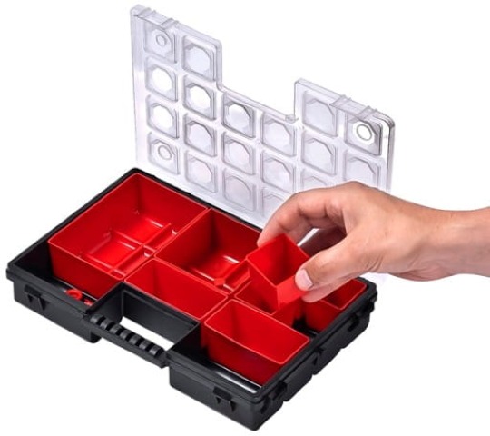 Wyjmowane kubełki w organizerze