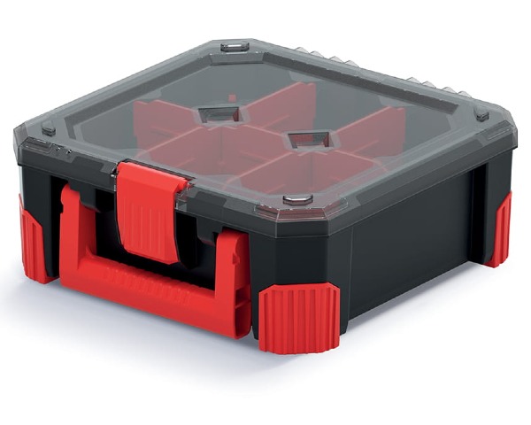 Organizer z transparentną pokrywą Titan - zamknięty