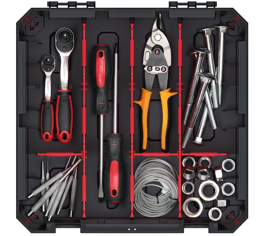 Przykładowa aranżacja organizera Titan