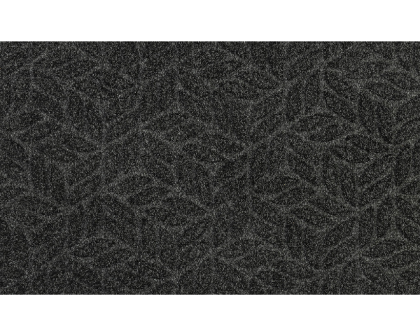 Wycieraczka wejściowa 75 x 45 cm szary Leaves