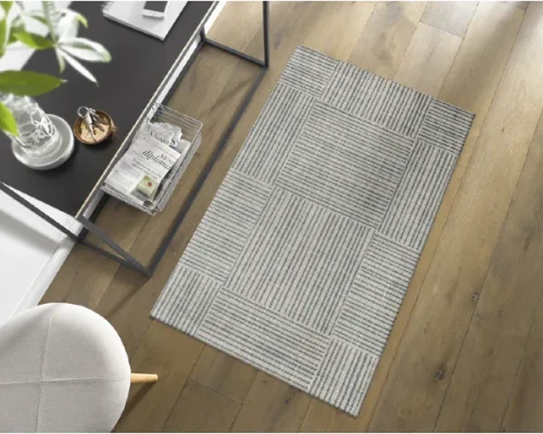 Dywan do przedpokoju 120 x 70 cm beżowy