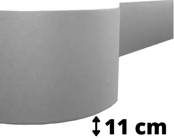 Odbojnica elastyczna do ochrony ściany Flat o szerokości 11 cm samoprzylepna