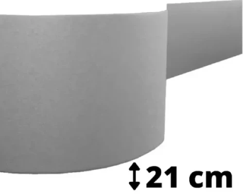 Odbojnica elastyczna do ochrony ściany Flat o szerokości 21 cm samoprzylepna