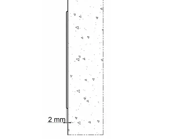 grubosc odbojnicy sciennej