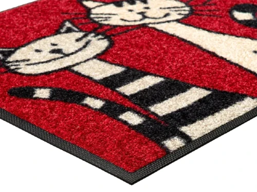 Wycieraczka do butów 60x40 cm Koty - detal