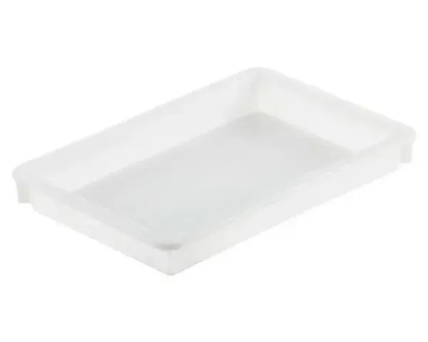 pojemnik cukierniczy plastikowy pelny bialy 59,5x38,5x75 cm bekuplast E-75
