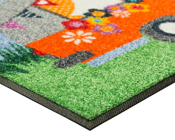 Wycieraczka do butów dekoracyjna 75 x 50 cm - detal