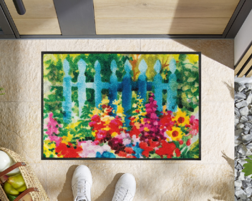 Dywanik z abstrakcyjnym krajobrazem 75 x 50 cm Mare di fiori