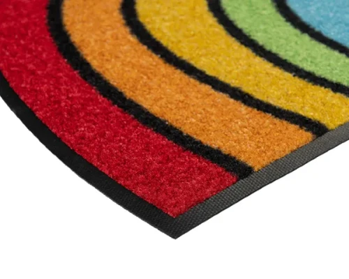 Półokrągła wycieraczka do butów 85 x 50 cm - detal