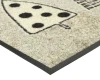Swiateczna wycieraczka pod drzwi 60 x 40 cm - detal