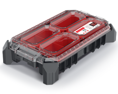 Organizer na narzędzia z pojemnikami zamykany Kistenberg MSX KMX40258B