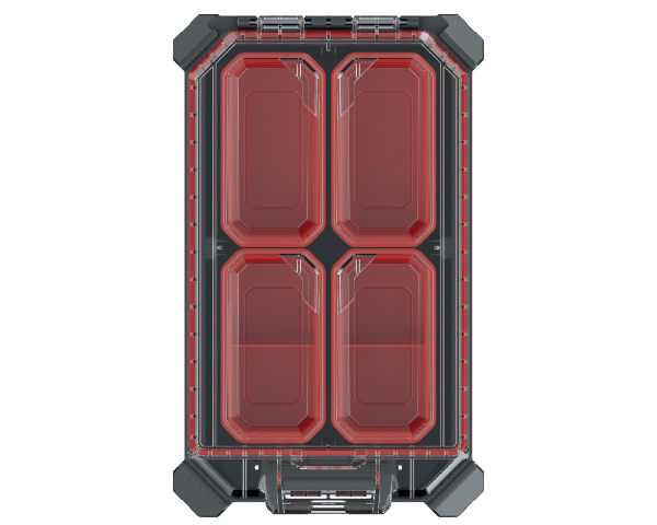 Organizer na narzędzia z pojemnikami zamykany Kistenberg MSX KMX40258B - 4