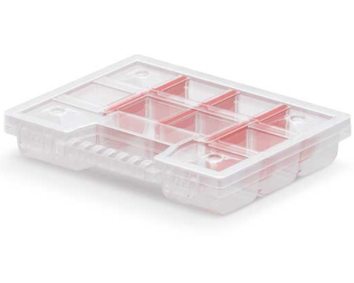 Organizer z przegrodami 19,5cm niski przezroczysty Kistenberg KNO20154T