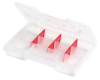 Organizer z przegrodami 19,5cm niski przezroczysty Kistenberg KNO20154T