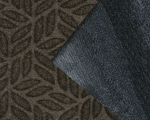 Wycieraczka do butów Dune Leaves - zbliżenie na tłoczoną powierzchnię i kauczukowy spód