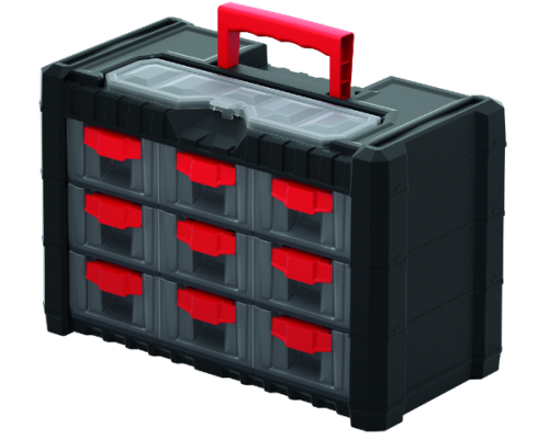 Organizer warsztatowy 9 szuflad 40 cm Multicase Cargo.png