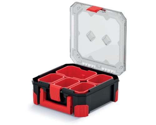 Organizer warsztatowy z pojemnikami w środku 28 cm Titan KTI3030B