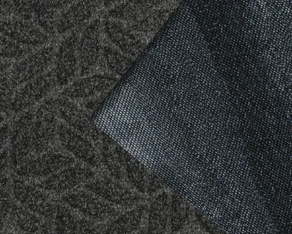 Wycieraczka wejściowa szara 45 x 75 cm - widok powierzchni i spodu