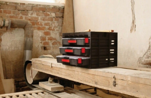 aranżacja walizki narzedziowej z organizerami