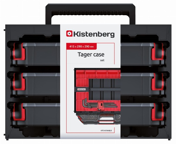 Szafka narzędziowa z 3 organizerami Kistenberg Tager Case