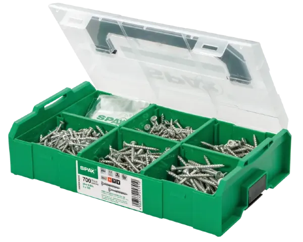 Walizka organizer + 700 wkrętów + 3 bity T-Star Plus L-Boxx Mini