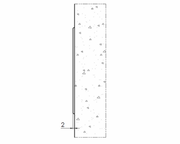 Odbojnica-scienna-AcroMat-schemat-techniczny-grubosc