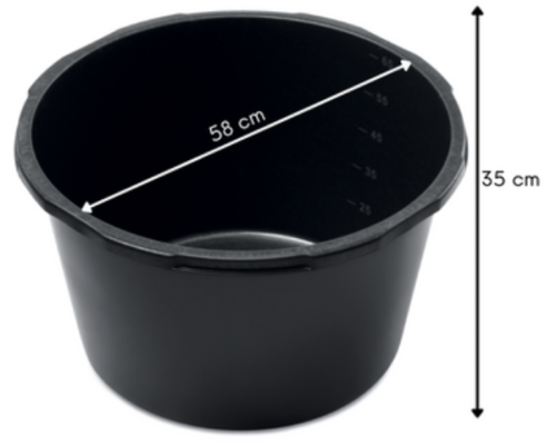 Kastra budowlana okrągła 65 litrow