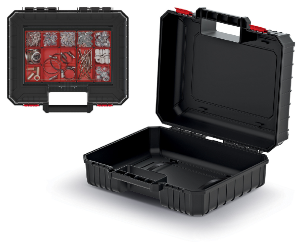 Skrzynka na narzędzia z organizerem 40 cm Heavy KHV40B