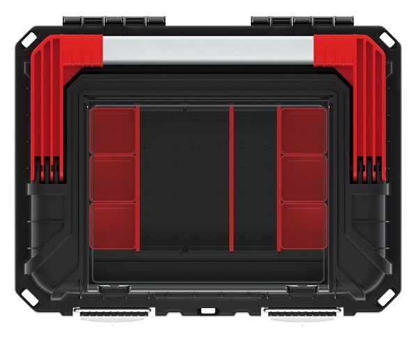 Wygodny organizer w pokrywie skrzynki