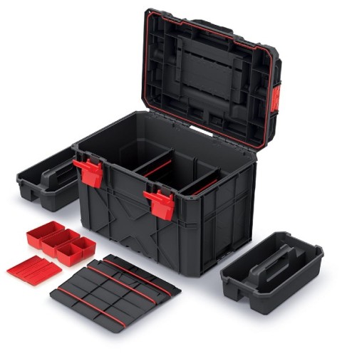 Pełny zestaw czyli skrzynia z nosidłami, przegrodami i kubeczkami