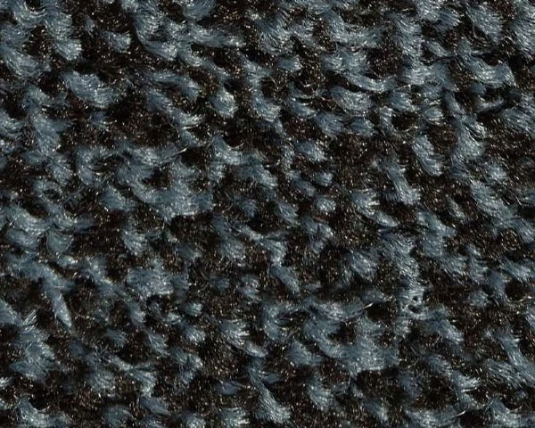 Zbliżenie na grafitową strukturę włókien High-Twist Nylon wycieraczki wejściowej Strongmata.