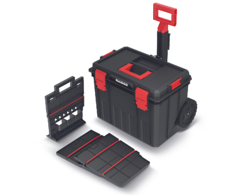 Skrzynia narzędziowa na kołach + przegrody KMS553540