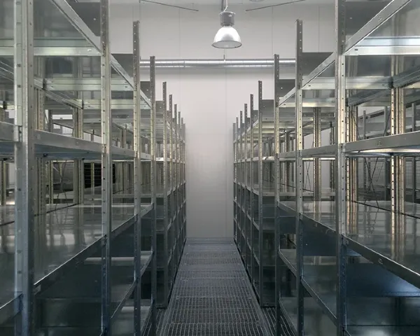 Regały magazynowe z półkami ze stali ocynkowanej - gotowe zestawy