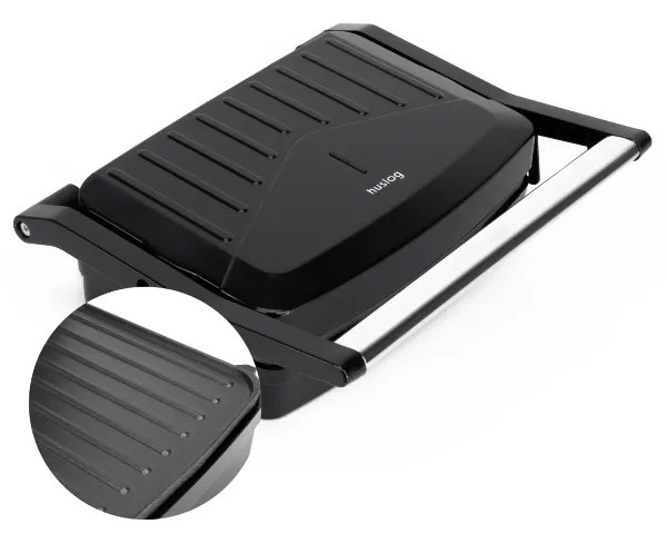 Grill elektryczny do panini Huslog - zamknięta pokrywa