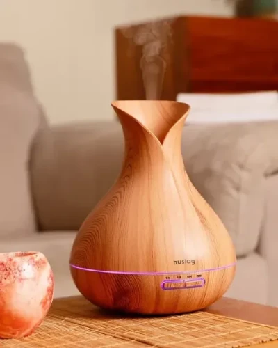 Dyfuzor zapachowy do pokoju Huslog - aranżacja w salonie
