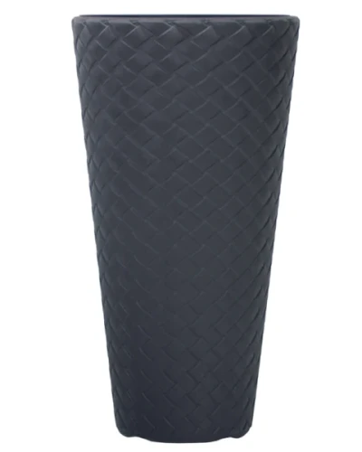 donica-wysoka-z-wkladem-grafit-55-cm-prosperplast-matuba-slim