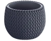 prosperplast-doniczka-kula-splofy-bowl-antracytowa-24-cm