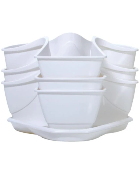 doniczki do ziol biale prosperplast coubi