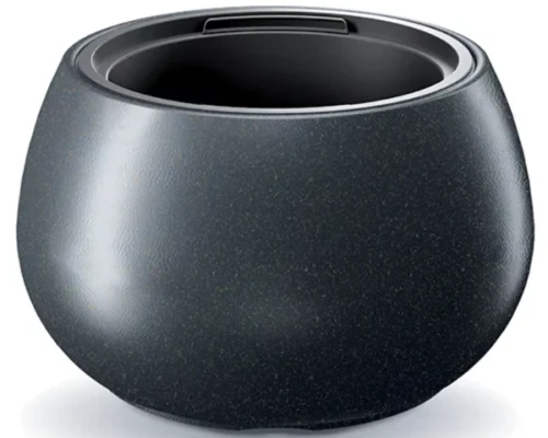 donica okragla antracytowa 43,6 cm heos eco wood