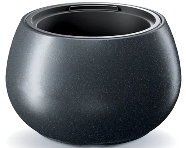 donica okragla antracytowa 43,6 cm heos eco wood