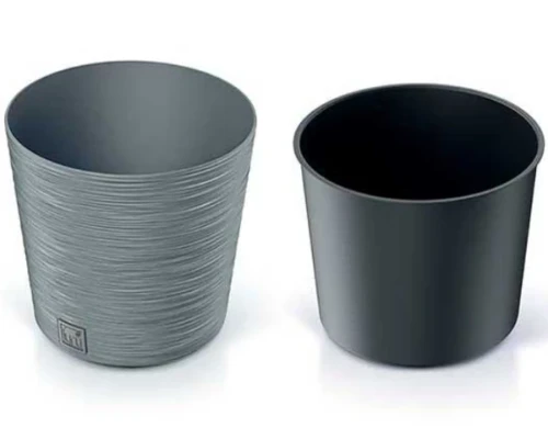 prosperplast doniczka okragla z wkladem furu round