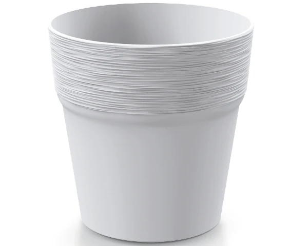 doniczka prosperplast furu round 12 cm biala