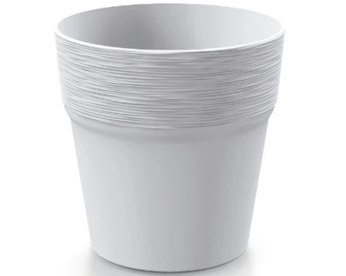 doniczka prosperplast biala furu round 18 cm