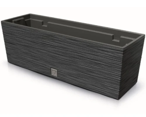 donica podluzna antracytowa 58 cm prosperplast furu case