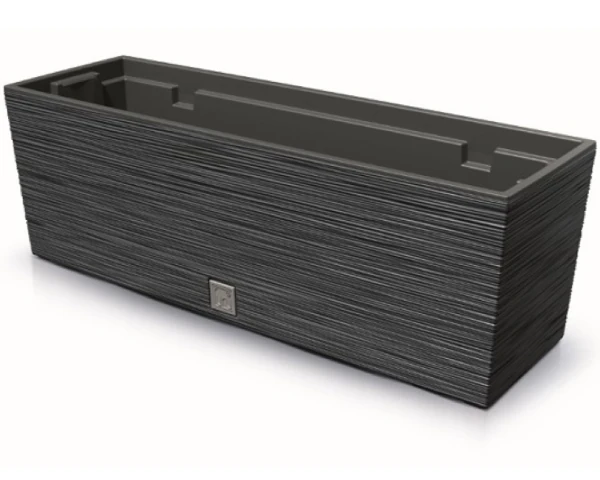 donica podluzna antracytowa 58 cm prosperplast furu case
