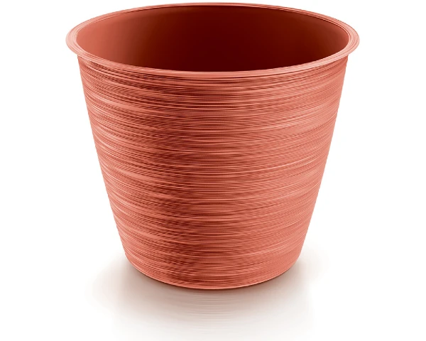 doniczka orkagla 23,5 cm miedziana prosperplast furu round